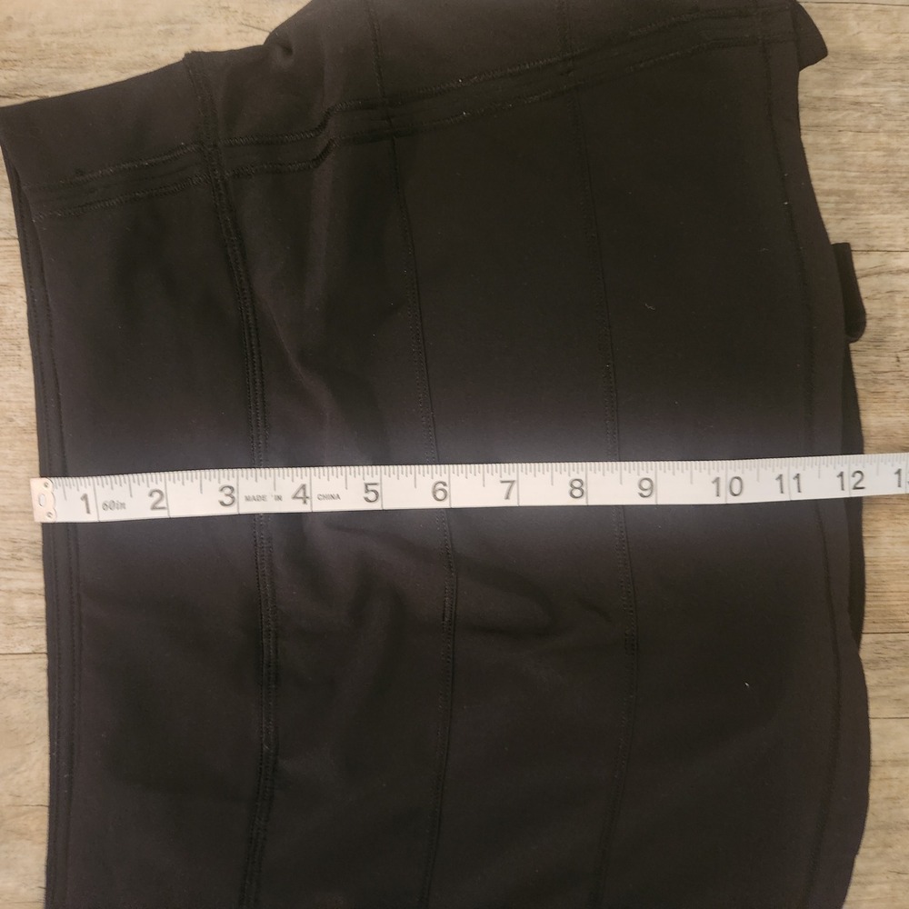 Lululemon Pace Rival Skirt Black Tennis Running Skirt Size - Picture 7 of 7